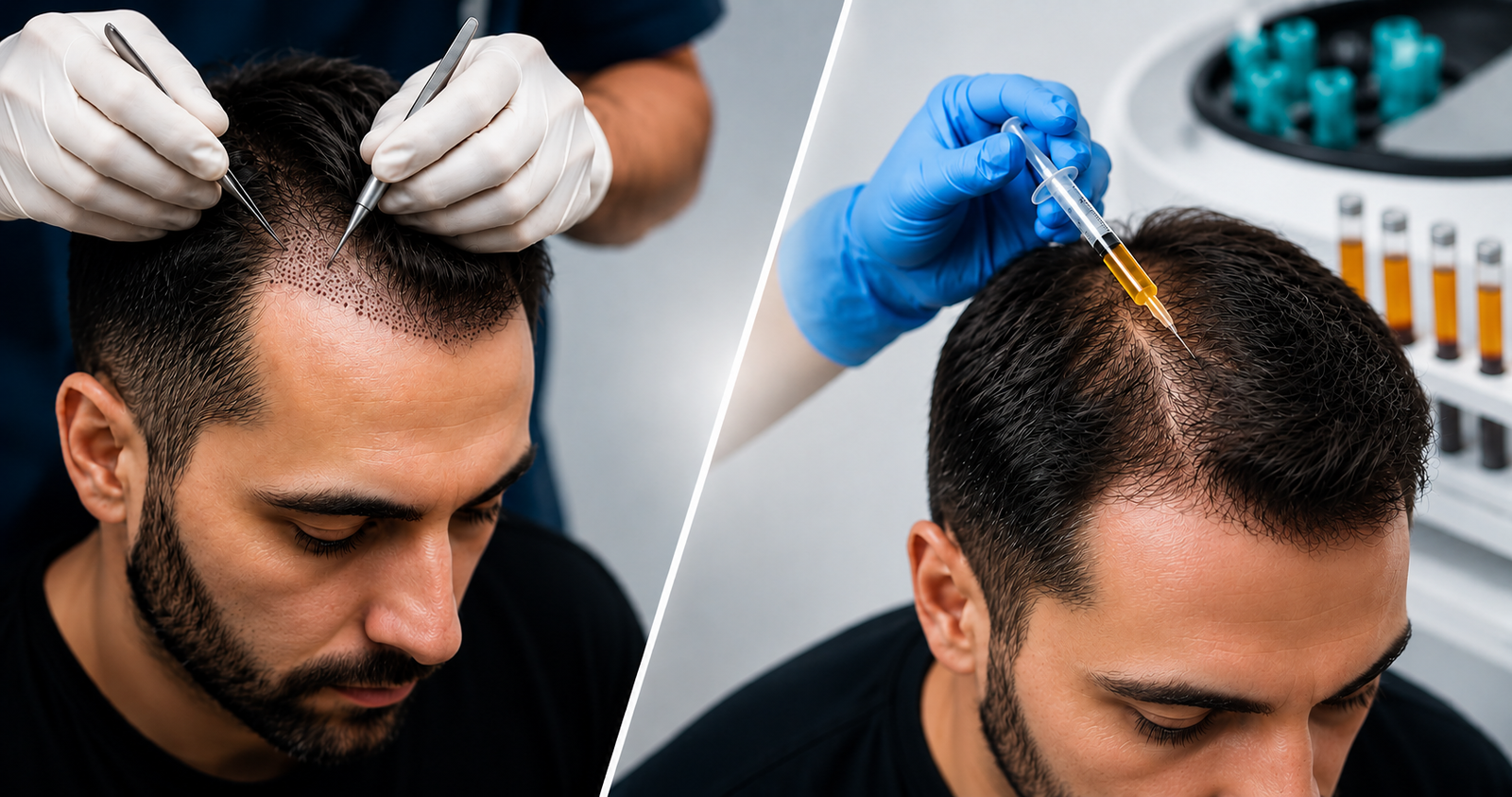 You are currently viewing Hair Transplant vs PRP: Which Is Better for Hair Loss?