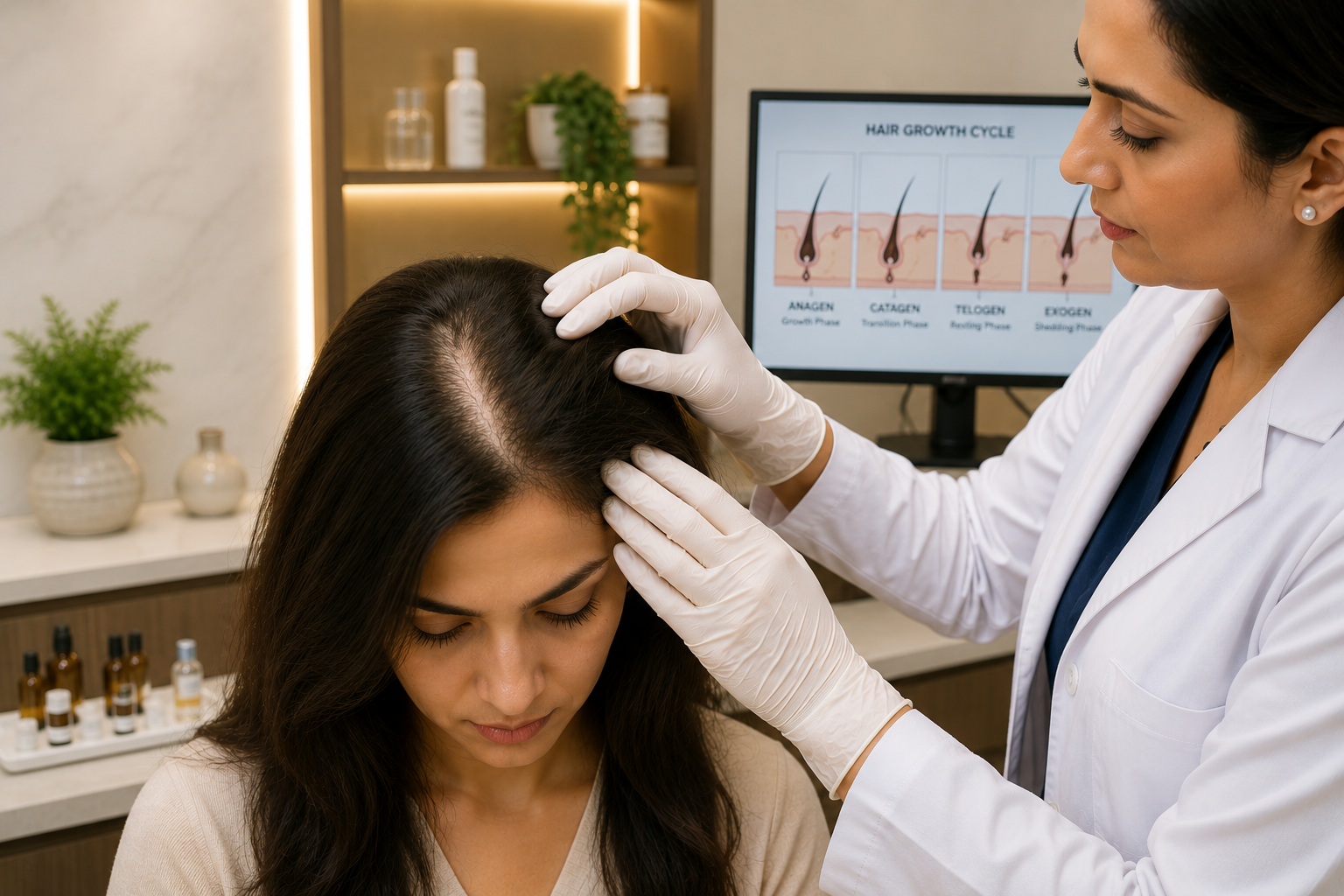 You are currently viewing Hair Fall in Women: Common Causes & Best Treatments
