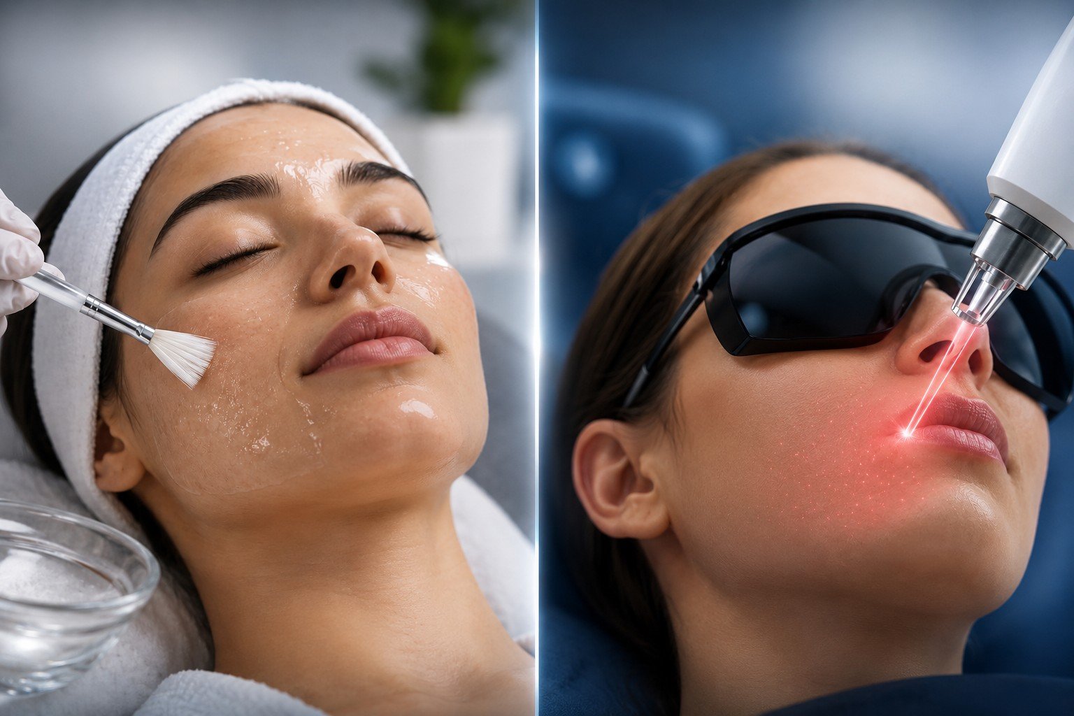 You are currently viewing Chemical Peel vs Laser Toning: Which Is Better for Acne Marks?